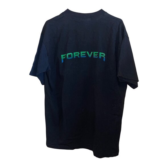 All Sport Vintage Mens Tee Shirt Size XL Black 1995 Batman Forever Two Sided - Picture 2 of 11